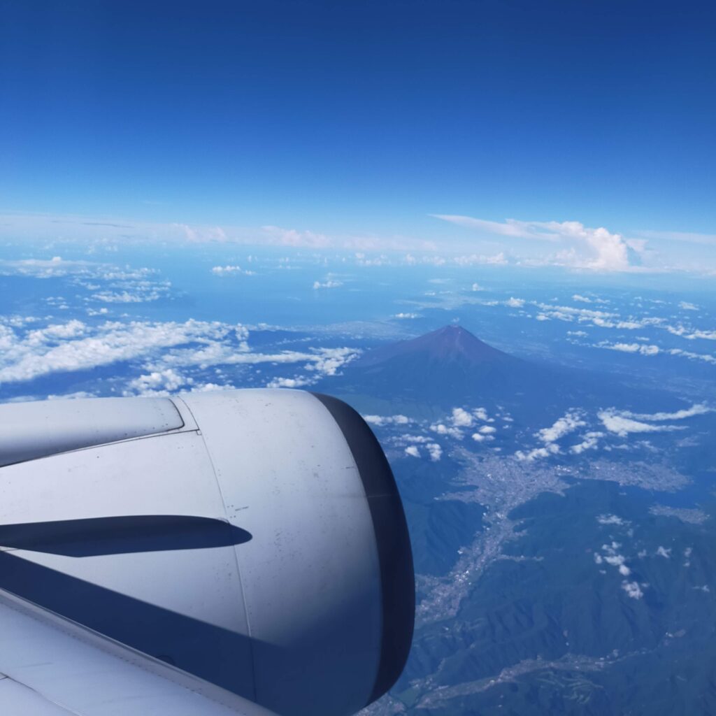飛行機からの眺め